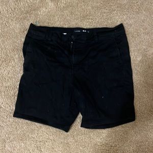 black RSQ chino shorts